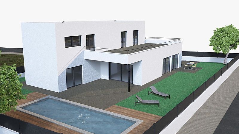 Magnífica casa con piscina y jardín cerca del centro de Palamós.