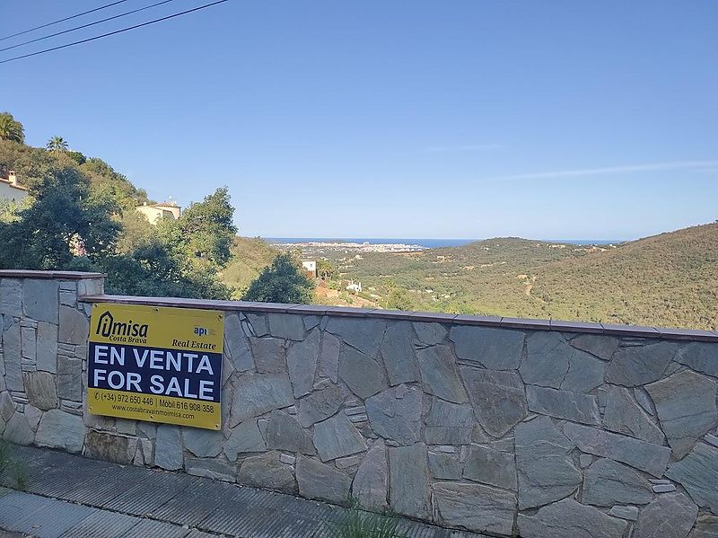 Terreny a Calonge, per construir casa unifamiliar amb vista a la mar i muntanya