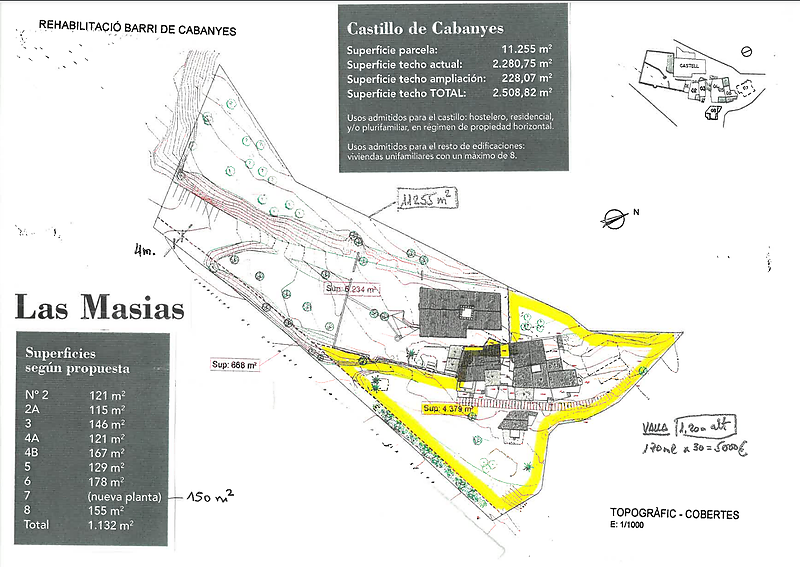 Preciós castell del segle XIX a 3 km de la platja i amb 11.000 m2 a Calonge