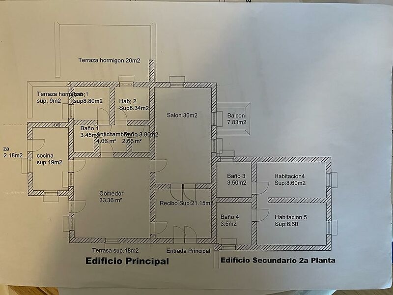 House built on a plot of 1,300 m2 in Mas Trempat