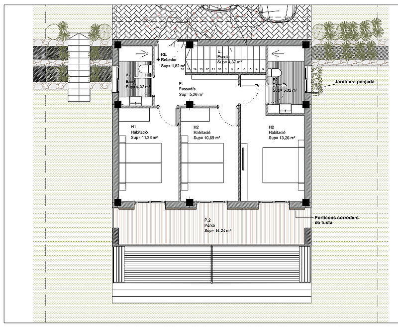 New development project with building permits in Calonge