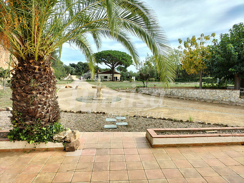 Finca de 18,500 m2 amb tres cases independents, piscina i camp de futbol