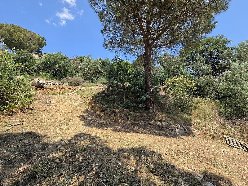 Parcel·la urbana de 852 m a Mas Ambrós (Calonge) amb vistes panoràmiques al mar.